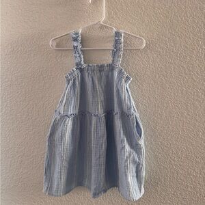 Cat & Jack Light Blue Textured Dress